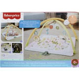 Mattel – Mon Tapis d’Éveil Sensimals, Arche de jeu/couverture Tapis de gymnastique pour bébé, Barre d'activités, Plastique, Multicolore