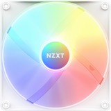 NZXT F140 RGB Core Twin, Ventilateur de boîtier Blanc, 2x ventilateur RGB, avec contrôleur