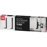 One for all Support universel pour barre de son, Support mural Noir