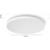 Philips Hue Hue White & Color Ambiance Plafonnier Datura, grand, Lumière LED Blanc