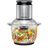 Rommelsbacher Hachoir multifonction MZ 600, Broyeur Acier inoxydable/Noir