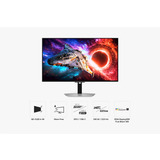 Samsung Odeyssey OLED G8 S32HG800SUX 32" 4K Ultra HD Moniteur gaming Argent, 1x DisplayPort, 2x HDMI, 1x USB-C, 2x USB-A, 240 Hz