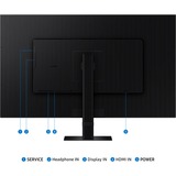 Samsung S70D écran plat de PC 81,3 cm (32") 3840 x 2160 pixels 4K Ultra HD LED Noir Moniteur  Noir, 81,3 cm (32"), 3840 x 2160 pixels, 4K Ultra HD, LED, 5 ms, Noir