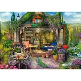 Schmidt Spiele Bonheur de maison de jardin dans les vignobles, Puzzle 