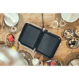 Severin Grill de contact SEVINI Pro, KG 2395 grill à contact électrique Argent/Noir