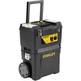 Stanley 1-93-968 Servante Carbone, Noir, 47 x 63 x 30 cm, Chariot à outils Noir/Jaune, Noir, 47 x 63 x 30 cm