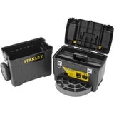 Stanley 1-93-968 Servante Carbone, Noir, 47 x 63 x 30 cm, Chariot à outils Noir/Jaune, Noir, 47 x 63 x 30 cm