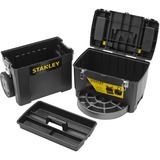 Stanley 1-93-968 Servante Carbone, Noir, 47 x 63 x 30 cm, Chariot à outils Noir/Jaune, Noir, 47 x 63 x 30 cm