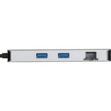 Targus DOCK423EU station d'accueil Avec fil USB 3.2 Gen 1 (3.1 Gen 1) Type-C Argent Argent, Avec fil, USB 3.2 Gen 1 (3.1 Gen 1) Type-C, 100 W, Argent, MicroSD (TransFlash), SD, Chine