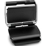 Tefal OptiGrill Elite XL GC760D12 Gril de contact grill à contact électrique Acier inoxydable brossé/Noir, Acier inoxydable, Acier inoxydable, 800 cm², 40 x 20 mm, Thermoplastique, 6 personne(s)