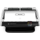 Tefal OptiGrill Elite XL GC760D12 Gril de contact grill à contact électrique Acier inoxydable brossé/Noir, Acier inoxydable, Acier inoxydable, 800 cm², 40 x 20 mm, Thermoplastique, 6 personne(s)