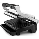 Tefal OptiGrill Elite XL GC760D12 Gril de contact grill à contact électrique Acier inoxydable brossé/Noir, Acier inoxydable, Acier inoxydable, 800 cm², 40 x 20 mm, Thermoplastique, 6 personne(s)