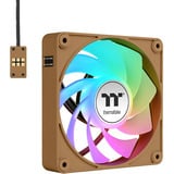 Thermaltake Ventilateur de refroidissement PC CT140 EX Reverse ARGB Sync Sable Gravier ventilateurs de boîtier Marron, 3 pièces, 140 x 140 x 25 mm, PWM