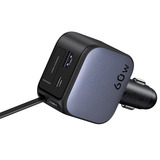 UGREEN EC602 Chargeur de voiture 60W Chargeur pour véhicule 1x USB-A 1x USB-C 2x USB-C, 1x USB-A