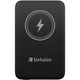 Verbatim Charge 'n' Go Lithium Polymère (LiPo) 10000 mAh Recharge sans fil Noir, Powerbank Noir, 10000 mAh, Lithium Polymère (LiPo), Quick Charge 3.0, Recharge sans fil, Noir