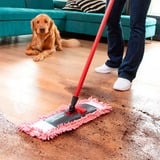 Vileda Housse de rechange, pour balai à franges Pet Pro MICROFIBRE UNIVERSAL, Couverture de l’essuie-glace Rouge