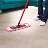 Vileda Housse de rechange, pour balai à franges Pet Pro MICROFIBRE UNIVERSAL, Couverture de l’essuie-glace Rouge