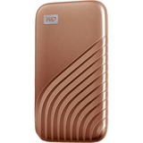 WD My Passport 2000 Go Or SSD externe Or, 2000 Go, USB Type-C, 3.2 Gen 2 (3.1 Gen 2), 1050 Mo/s, Protection par mot de passe, Or