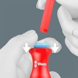 Wera Kraftform Kompakt VDE Stainless 17 extra slim 1 Tool Finder, 17 pièces, Tournevis Rouge/Bleu