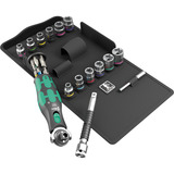 Wera Set Zyklop Pocket 4, 27 pièces, Set d'embouts de vissage Noir/Vert