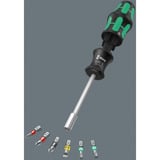 Wera Set d'embouts Kraftform Compact 27 pièces 1 Christmas 2025, avec porte-main, Set d'embouts de vissage Noir/Vert