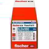 fischer Vis à bois PowerFull II 6,0x180 ZK TX VG 