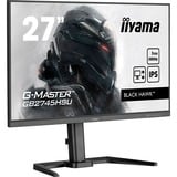 iiyama G-MASTER GB2745HSU-B2 écran plat de PC 68,6 cm (27") 1920 x 1080 pixels Full HD LED Noir Moniteur gaming  Noir (Mat), 68,6 cm (27"), 1920 x 1080 pixels, Full HD, LED, 1 ms, Noir