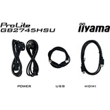 iiyama G-MASTER GB2745HSU-B2 écran plat de PC 68,6 cm (27") 1920 x 1080 pixels Full HD LED Noir Moniteur gaming  Noir (Mat), 68,6 cm (27"), 1920 x 1080 pixels, Full HD, LED, 1 ms, Noir