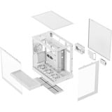 APNX V2-F-WT-v1 boîtier midi tower Blanc | 2x USB-A | 1x USB-C | RGB | Window