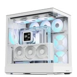 APNX  boîtier midi tower Blanc | 2x USB-A | 1x USB-C | RGB | Window