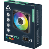 ARCTIC BioniX P12 A-RGB ventilateur de boîtier Noir, 120 x 120 x 26 mm, PWM