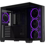 ASUS  boîtier midi tower Noir | 2x USB-A | 1x USB-C | RGB | Window