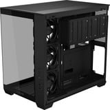 ASUS  boîtier midi tower Noir | 2x USB-A | 1x USB-C | RGB | Window