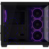 ASUS  boîtier midi tower Noir | 2x USB-A | 1x USB-C | RGB | Window