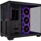 ASUS  boîtier midi tower Noir | 2x USB-A | 1x USB-C | RGB | Window