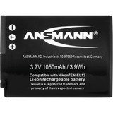 Ansmann A-Nik EN EL 12 Lithium-Ion (Li-Ion) 900 mAh, Batterie appareil photo 900 mAh, 3,7 V, Lithium-Ion (Li-Ion)