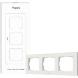 Aqara Cadre d'interrupteur H2 EU (3-Gang), Cadre de montage Blanc