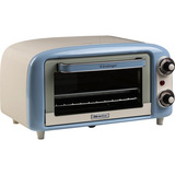Ariete 3919/05 10 L 800 W Bleu clair Grill, Mini four Blanc/Bleu clair, 10 L, Bleu clair, Pose libre, Rotatif, 90 - 230 °C, Mécanique