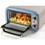 Ariete 3919/05 10 L 800 W Bleu clair Grill, Mini four Blanc/Bleu clair, 10 L, Bleu clair, Pose libre, Rotatif, 90 - 230 °C, Mécanique