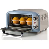 Ariete 3919/05 10 L 800 W Bleu clair Grill, Mini four Blanc/Bleu clair, 10 L, Bleu clair, Pose libre, Rotatif, 90 - 230 °C, Mécanique
