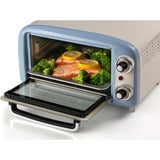 Ariete 3919/05 10 L 800 W Bleu clair Grill, Mini four Blanc/Bleu clair, 10 L, Bleu clair, Pose libre, Rotatif, 90 - 230 °C, Mécanique