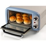 Ariete 3919/05 10 L 800 W Bleu clair Grill, Mini four Blanc/Bleu clair, 10 L, Bleu clair, Pose libre, Rotatif, 90 - 230 °C, Mécanique