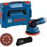 Bosch BOSCH GEX 12V-125 SOLO L-BOXX, Ponceuse orbitale Bleu/Noir, Ponceuse à disque, Velcro, Noir, Bleu, Rouge, 6000 tr/min, 10000 tr/min, 12000 OPM
