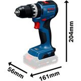 Bosch Perceuse-visseuse à percussion sans fil avec 2 batteries 18 volts 2,0 ampères-heure dans coffret L, Perceuse à percussion Kit