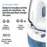 Braun CareStyle Compact IS 2143, Centrales à vapeur Blanc/Bleu