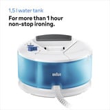 Braun IS 2143, Centrales à vapeur Blanc/Bleu