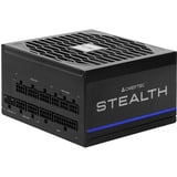 Chieftec Stealth alimentation modulaire 1000 watt Noir, 1x 12V-2x6, 3x PCIe