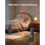 DREO Chauffage soufflant Solaris 619, Radiateur soufflant Noir/Argent