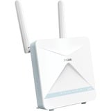 D-Link EAGLE PRO AI Routeur AX1500 4G+ G416, WLAN-LTE-Routeur Wi-Fi 6 (802.11ax), Monobande (2,4 GHz), Ethernet/LAN, 4G, Blanc, Routeur de bureau/poteau