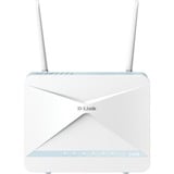 D-Link EAGLE PRO AI Routeur AX1500 4G+ G416, WLAN-LTE-Routeur Wi-Fi 6 (802.11ax), Monobande (2,4 GHz), Ethernet/LAN, 4G, Blanc, Routeur de bureau/poteau